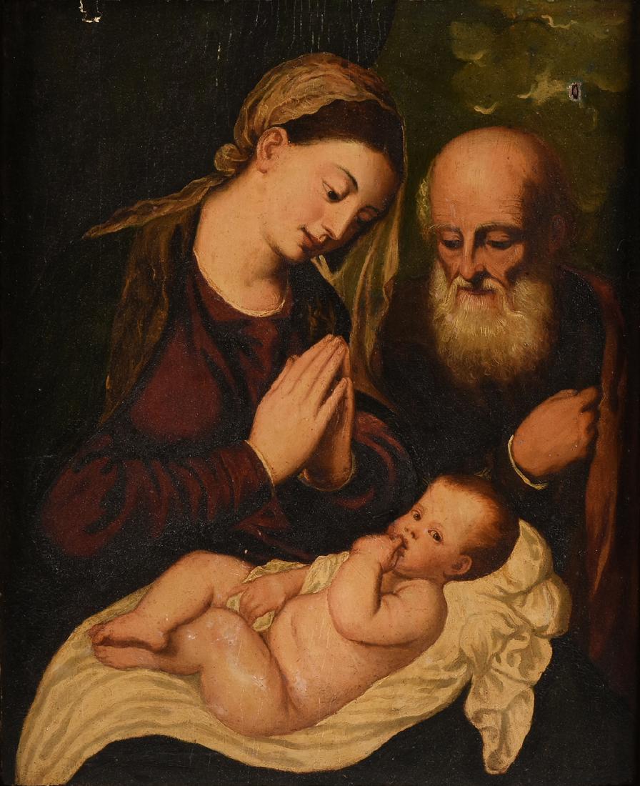 after BONIFACIO (Italian 1487-1533) A PAINTING, "Christ (1 of 9)