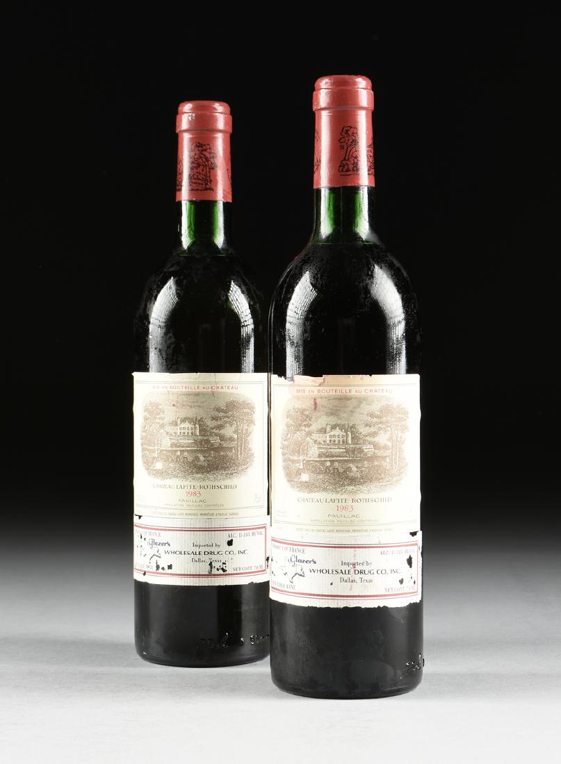 A GROUP OF TWO BOTTLES OF 1983 CHÂTEAU (1 of 6)