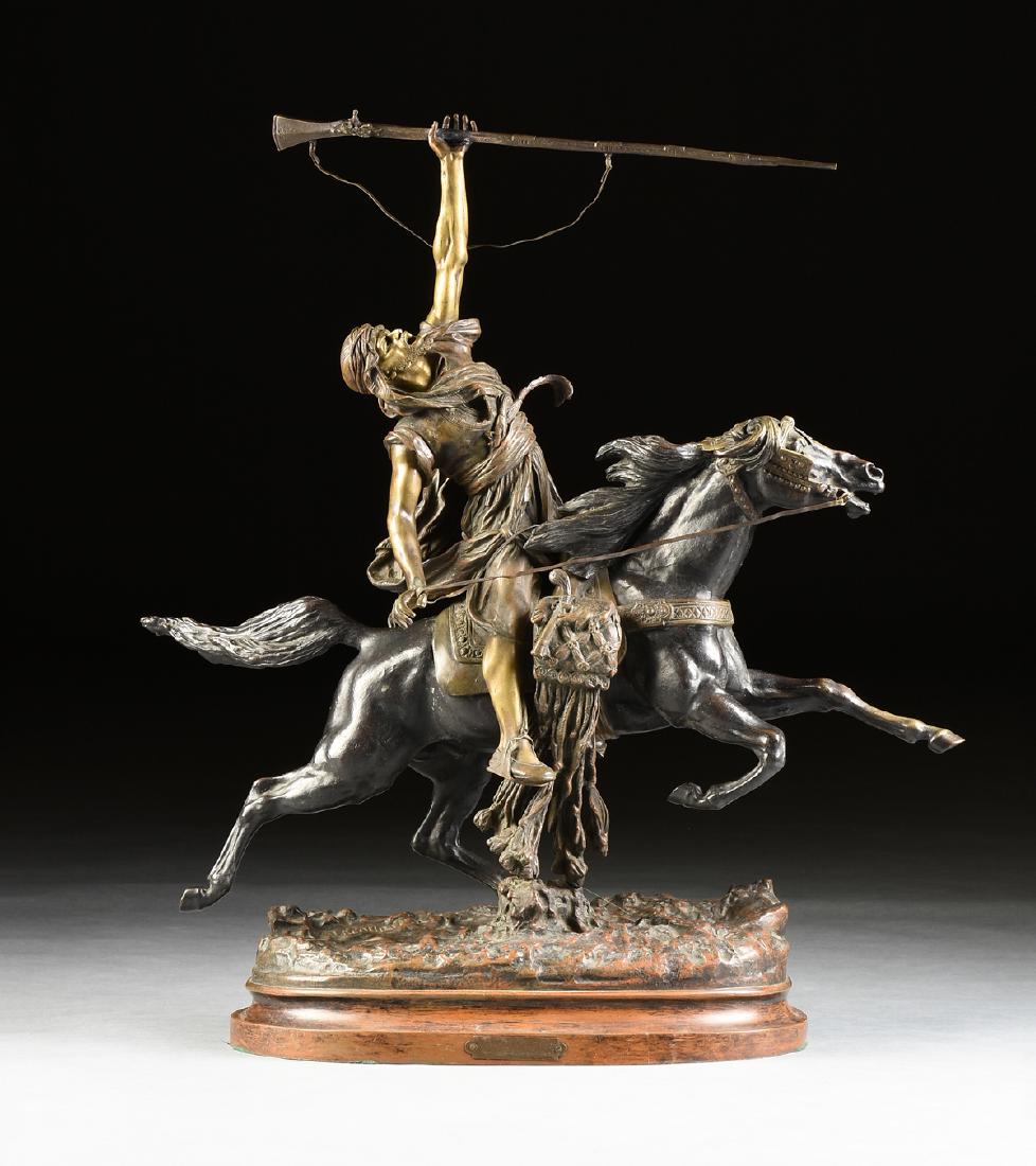 PROSPER LECOURTIER (French 1855-1924) A SCULPTURE, "La (1 of 14)