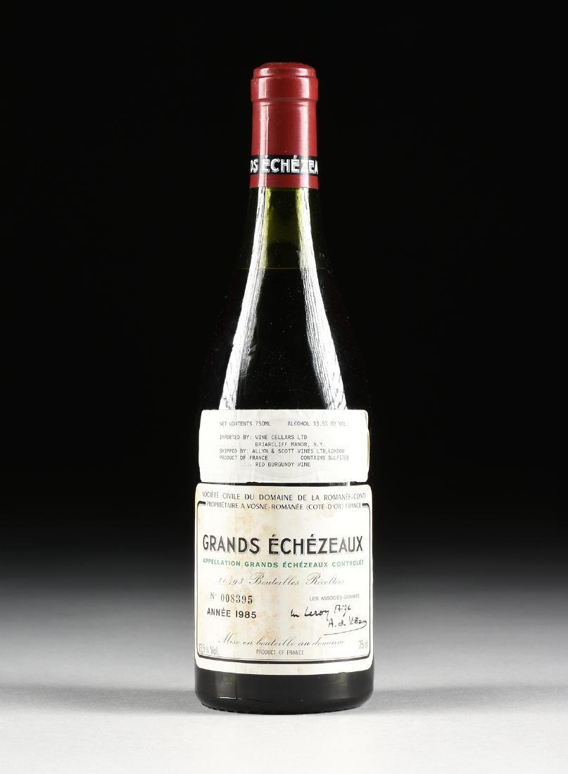 A BOTTLE OF 1985 GRANDS-ECHÉZEAUX, CÔTE DE NUITS, (1 of 5)