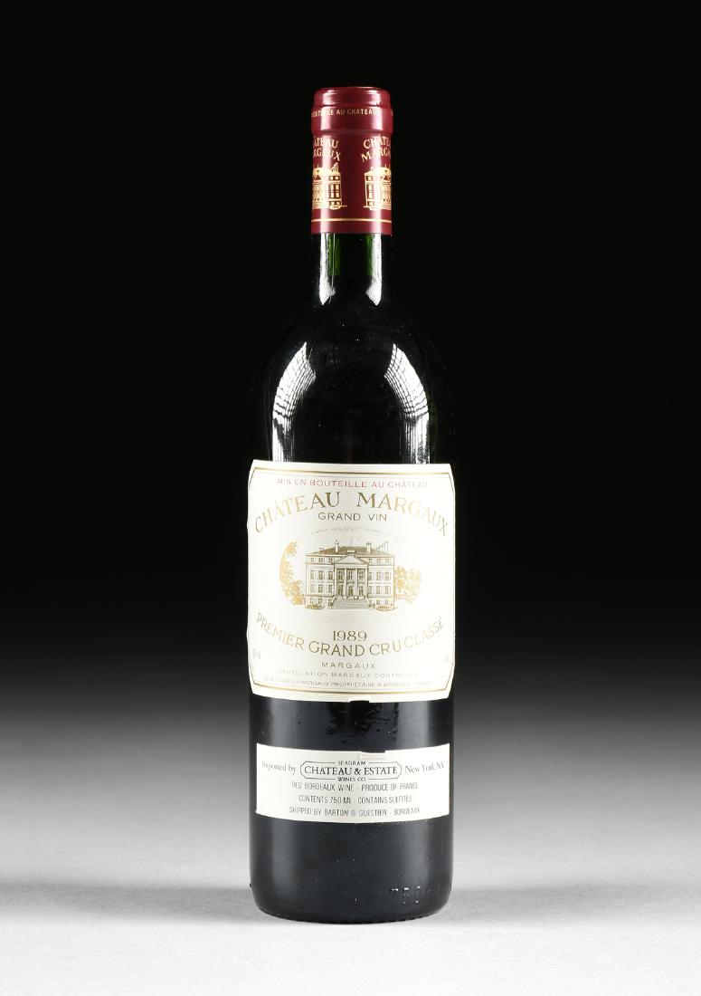 A BOTTLE OF 1989 CHÂTEAU MARGAUX GRAND VIN, PREMIER (1 of 5)
