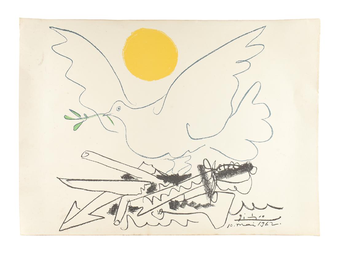 PABLO PICASSO (Spanish 1881-1973) A LITHOGRAPH, (1 of 9)