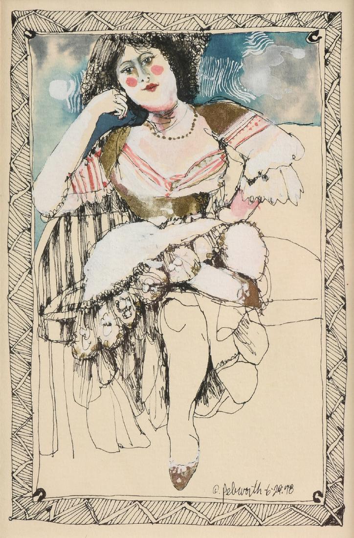 CHARLES PEBWORTH (American/Texas b. 1926) A PAINTING, (1 of 9)