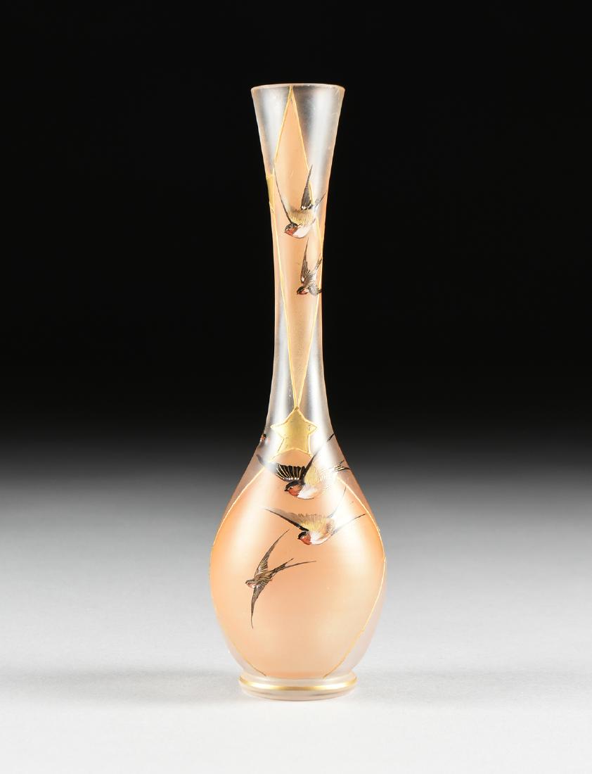 A GRAFLICH HARRACH'SCHE GLASFABRIK GILT AND POLYCHROME (1 of 8)