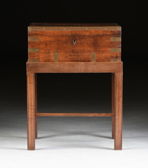 A Victorian Anglo Indian Br Bound Camphor Wood Work A Victorian Anglo Indian Br Bound Camphor Wood Work