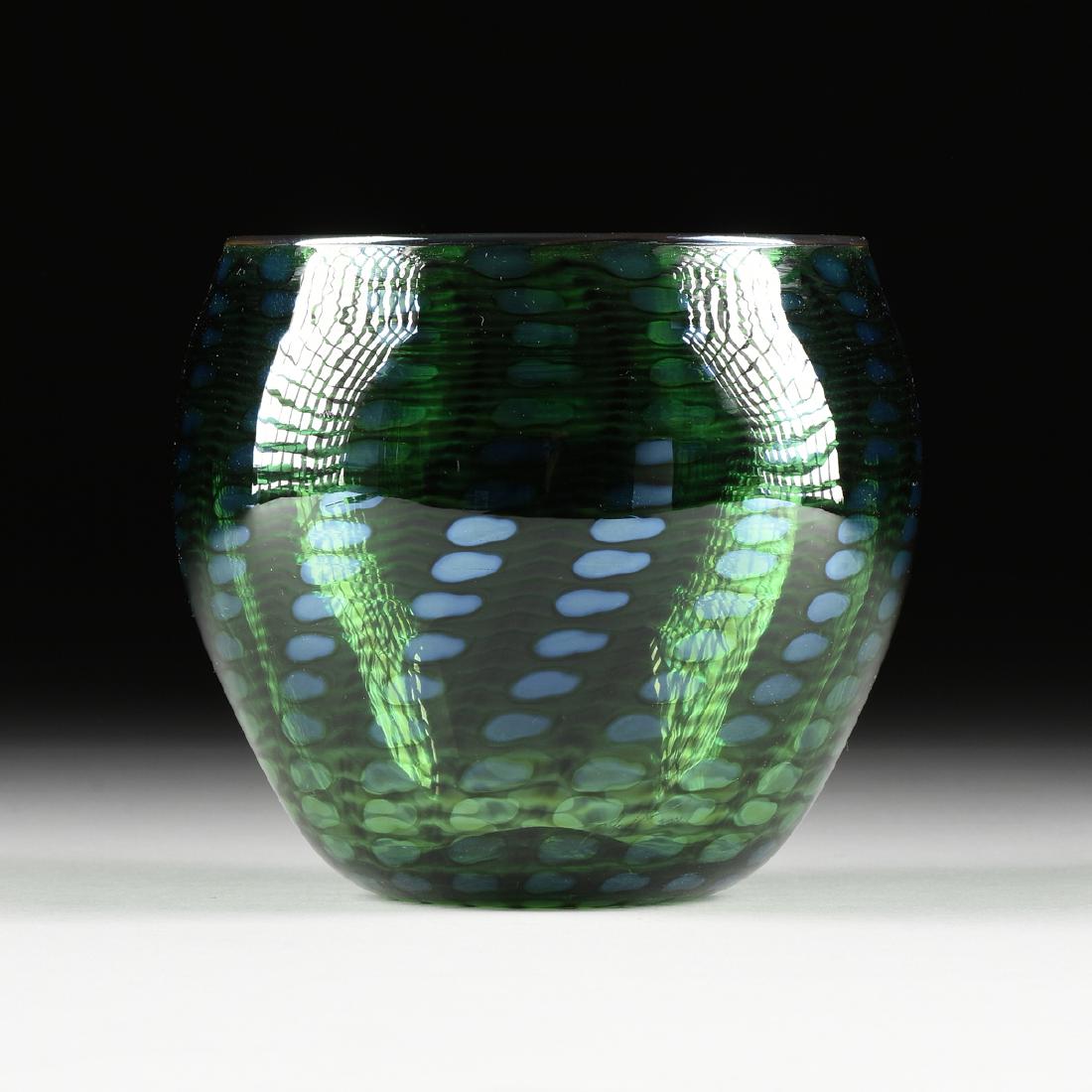 3 TOM PHILABAUM REPTILIAN ART GLASS Tom Philabaum, Perfume Jewel Tones