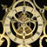A DOUBLE RING DIAL BRASS SKELETON CLOCK, ENGLISH, 19TH - 2