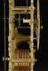 A DOUBLE RING DIAL BRASS SKELETON CLOCK, ENGLISH, 19TH - 6