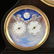 A VICTORIAN TRIPLE DIAL AND GILT BRASS MOUNTED POLISHED - 5