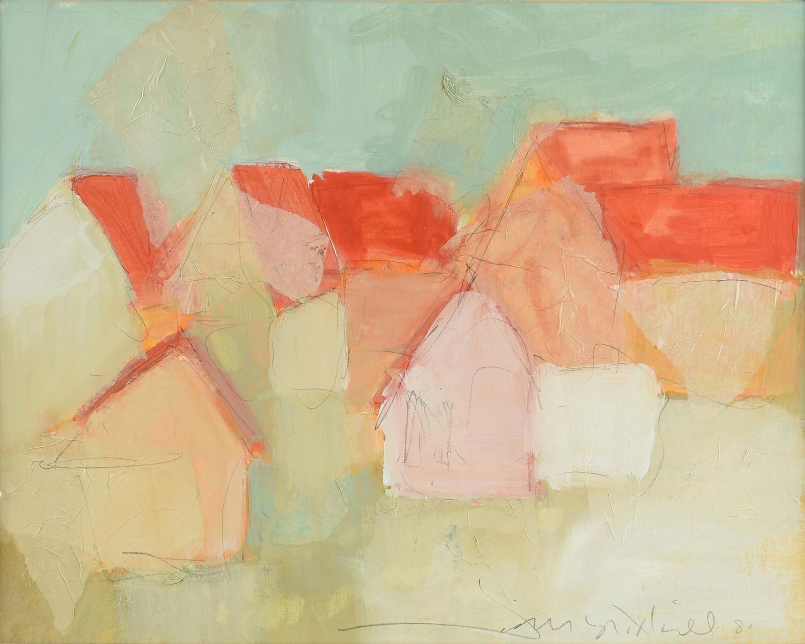 JIM N. HILL (American/Texas b. 1942) A PAINTING, (1 of 12)