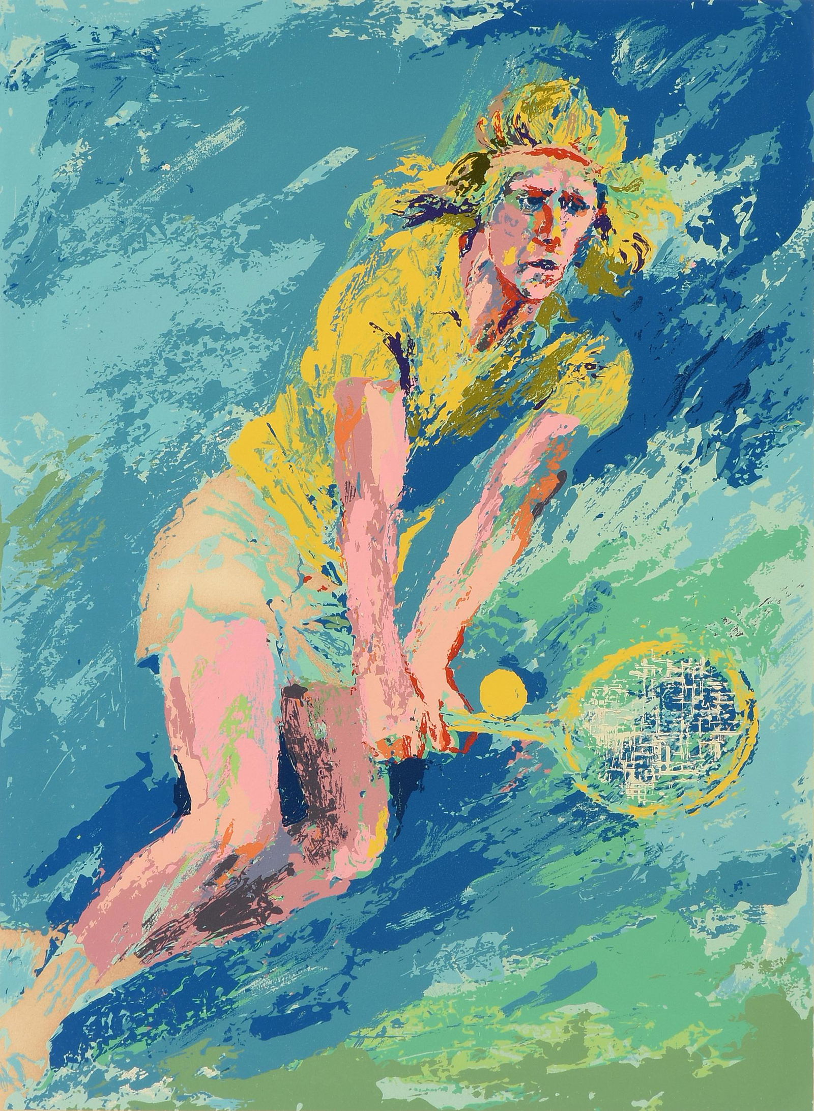 LEROY NEIMAN (American 1921-2012) A PRINT, "Bjorn (1 of 12)