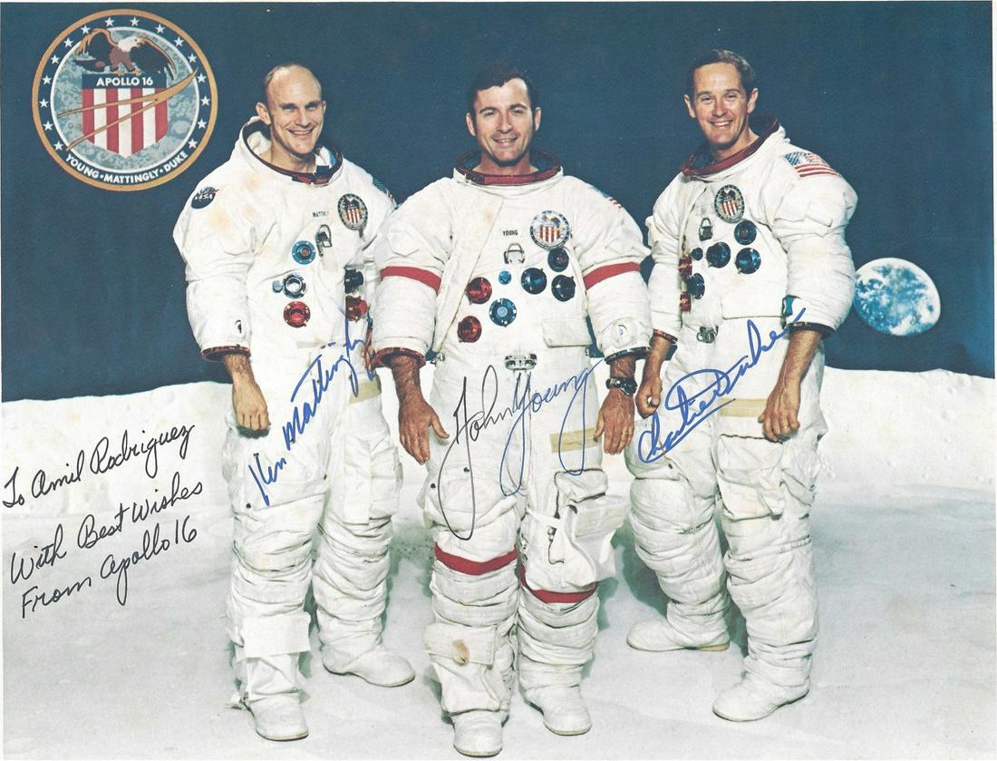 A GROUP OF SIX NASA PRINTS, A "RED NUMBER" PHOTO AND (1 of 5)