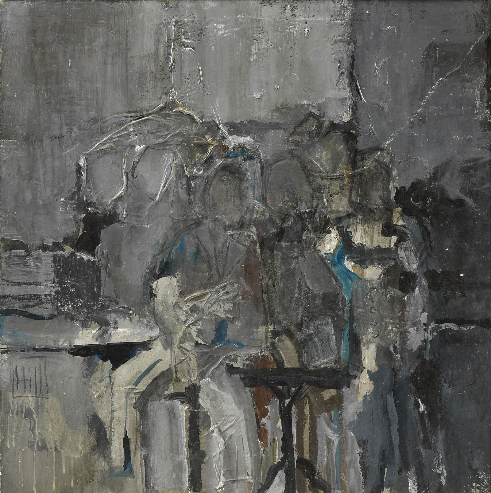 JIM N. HILL (American/Texas b. 1942) A PAINTING, (1 of 12)