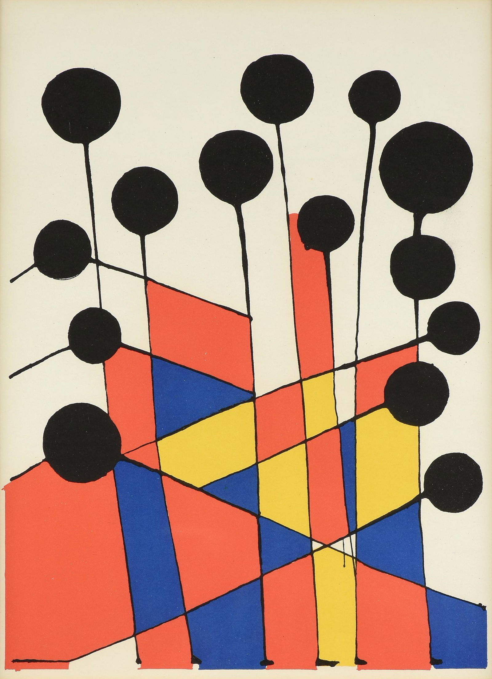ALEXANDER CALDER (French/American 1896-1976) A PRINT, (1 of 14)