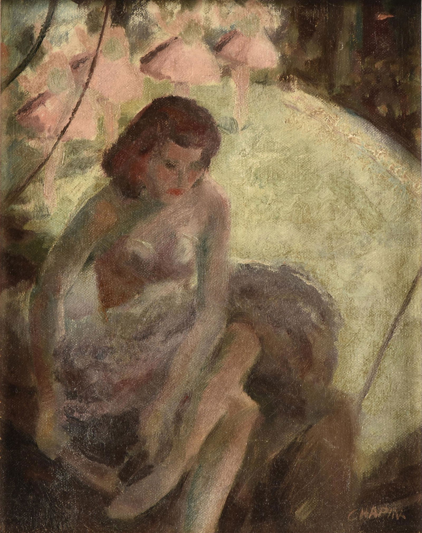 JAMES CHAPIN (American 1887-1975) A PAINTING, (1 of 10)