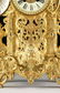 A FRENCH RENAISSANCE REVIVAL GILT BRONZE MANTLE CLOCK, - 4