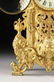 A FRENCH RENAISSANCE REVIVAL GILT BRONZE MANTLE CLOCK, - 5