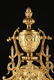 A FRENCH RENAISSANCE REVIVAL GILT BRONZE MANTLE CLOCK, - 7