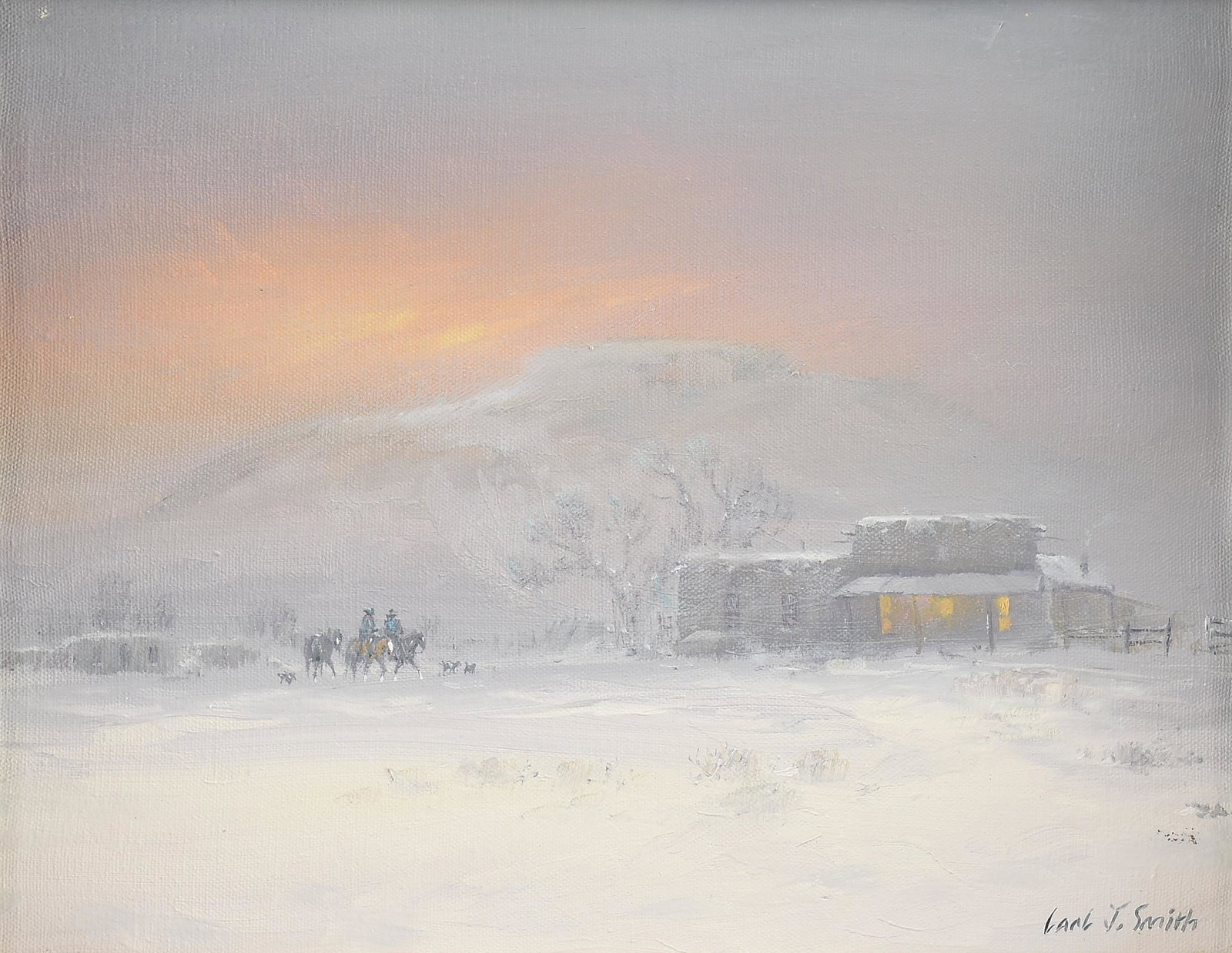 CARL J. SMITH (American b. 1928) A PAINTING, "In the (1 of 13)