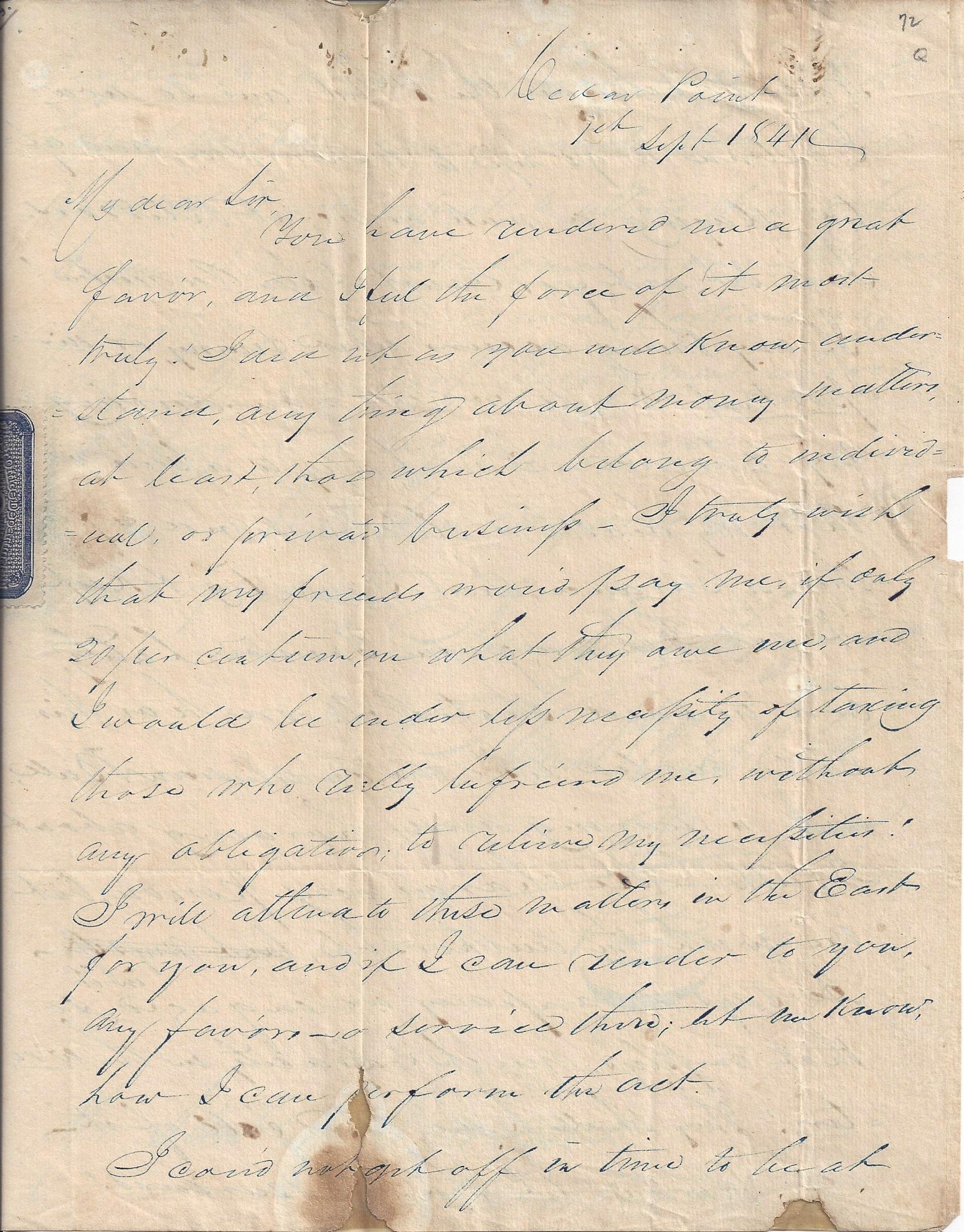 A REPUBLIC OF TEXAS MANUSCRIPT, SAM HOUSTON, SIGNED, (1 of 4)