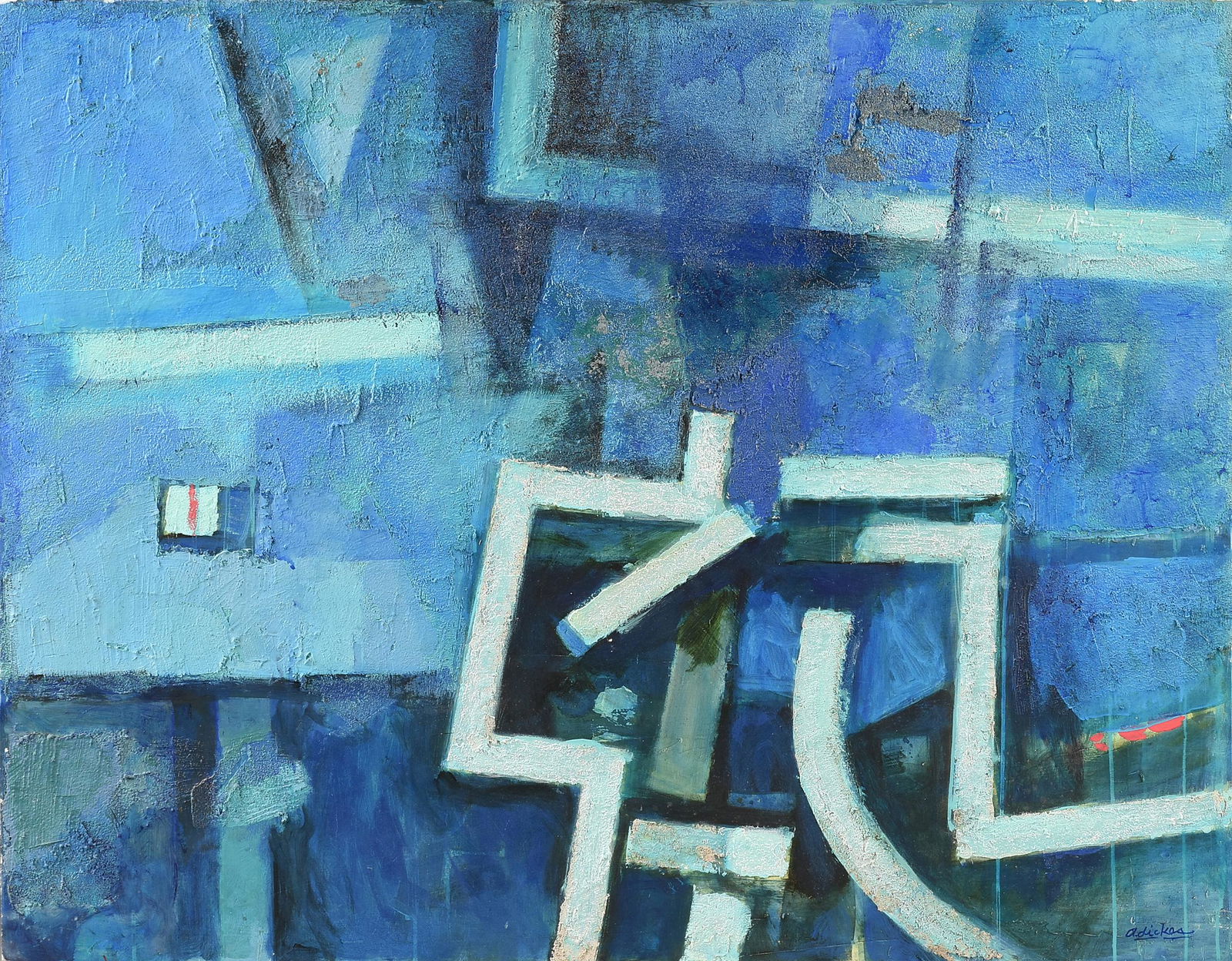 DAVID ADICKES (American/Texas b. 1927) A PAINTING, (1 of 14)