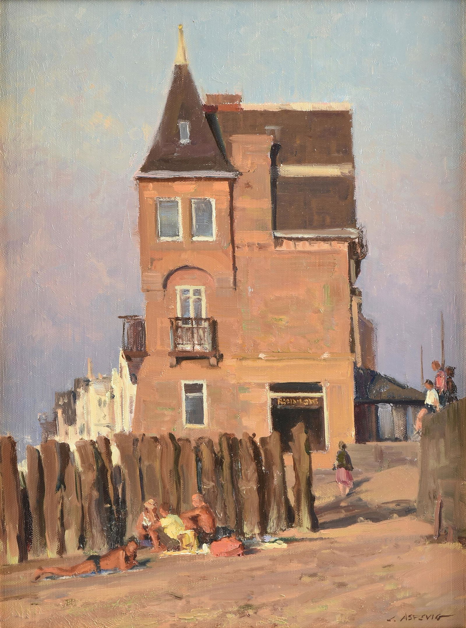 CLYDE ASPEVIG (American b. 1951) A PAINTING, "Evening (1 of 14)