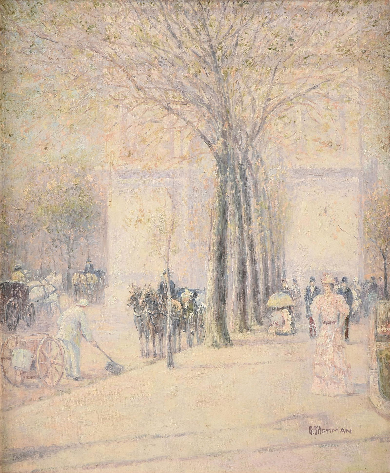 GAIL SHERMAN CORBETT (American 1871-1952) A PAINTING, (1 of 13)