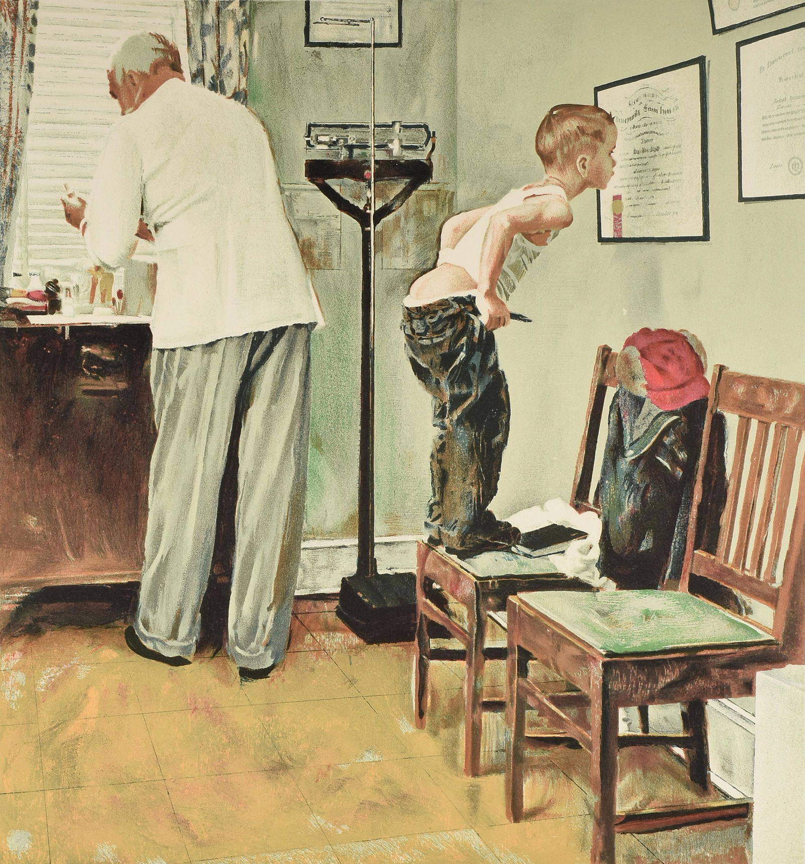 NORMAN ROCKWELL (American 1894-1978) A SATURDAY EVENING (1 of 11)