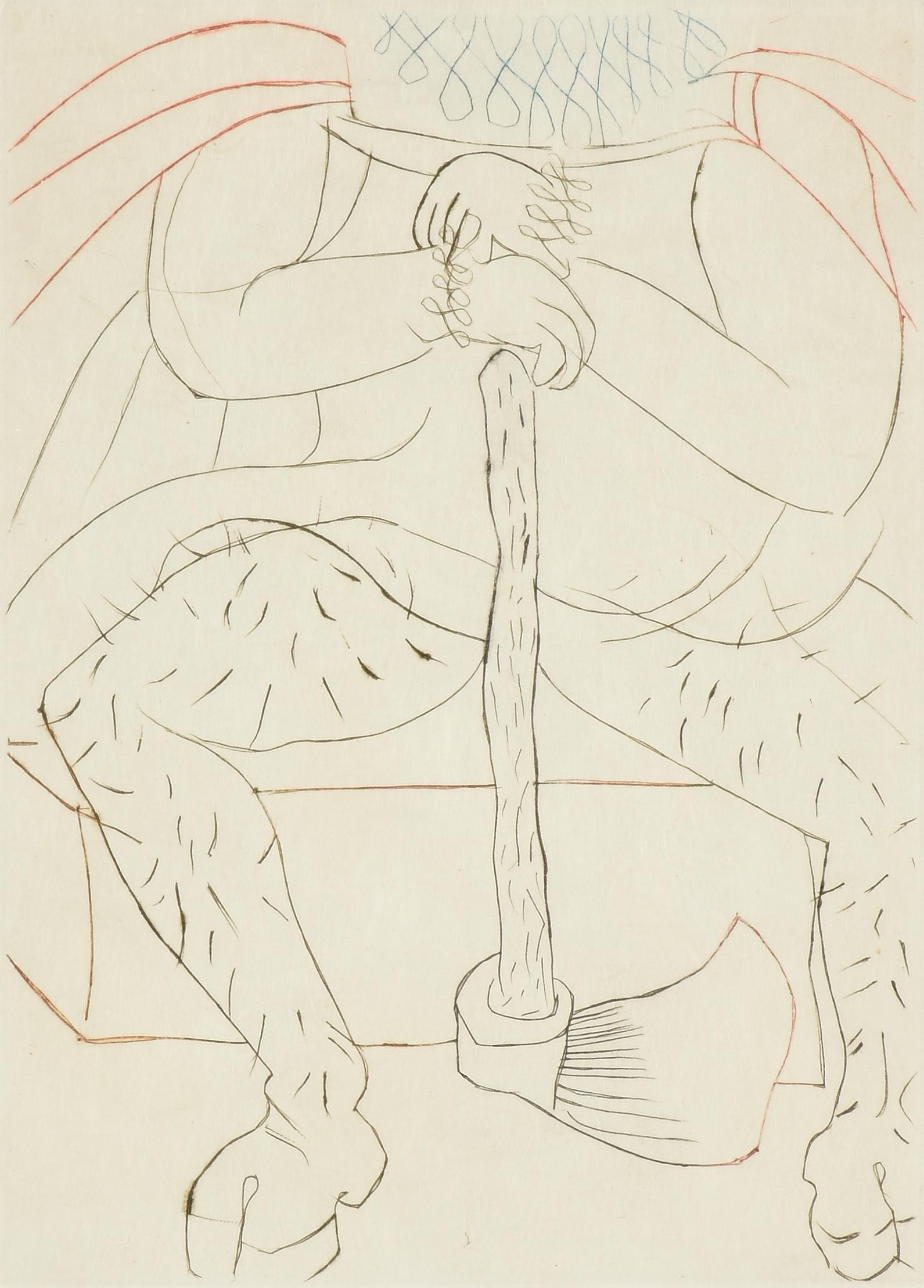 SALVADOR DALI (Spanish 1904-1989) A PRINT, "Henry (1 of 11)