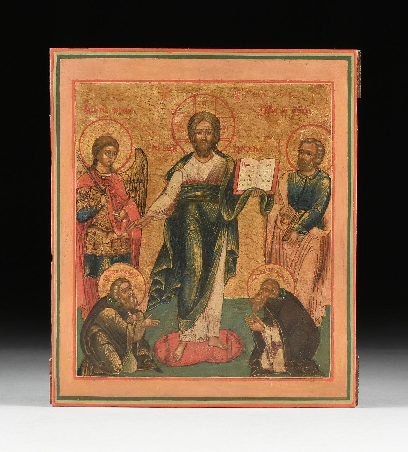 A RUSSIAN ICON, "Transfiguration of Christ with Gabriel (1 of 8)