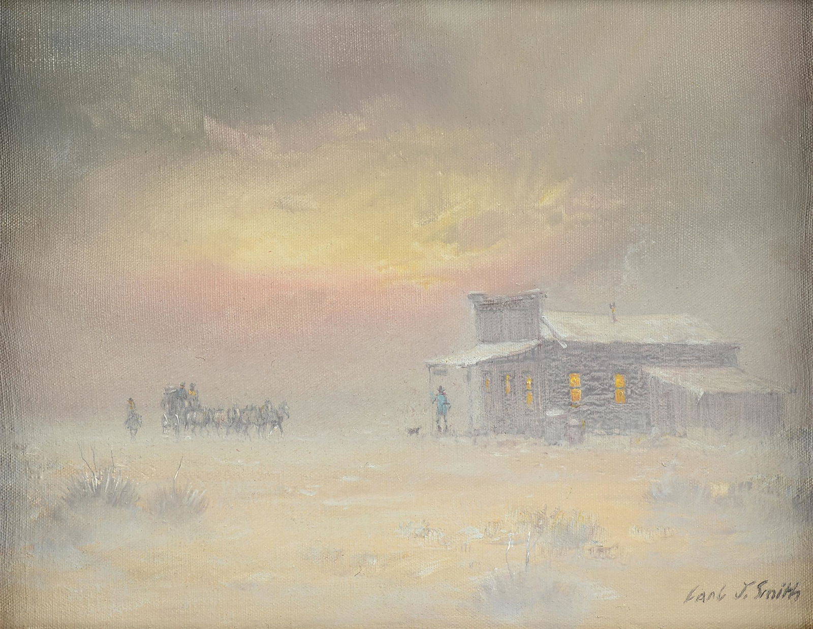 CARL J. SMITH (American b. 1928) A PAINTING, "The (1 of 13)