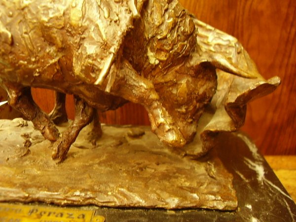HUMBERTO PERAZA (Mexican b. 1925) A BRONZE SCULP - 2
