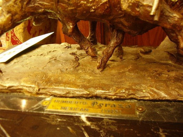 HUMBERTO PERAZA (Mexican b. 1925) A BRONZE SCULP - 3