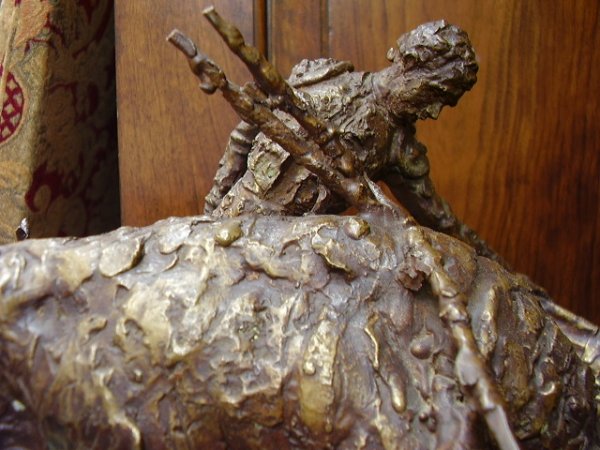 HUMBERTO PERAZA (Mexican b. 1925) A BRONZE SCULP - 4