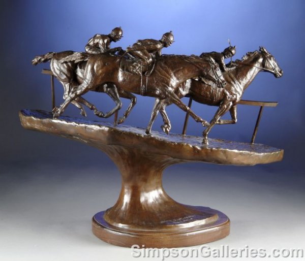 METZ CASTLEBERRY (American 20th century) A BRONZE