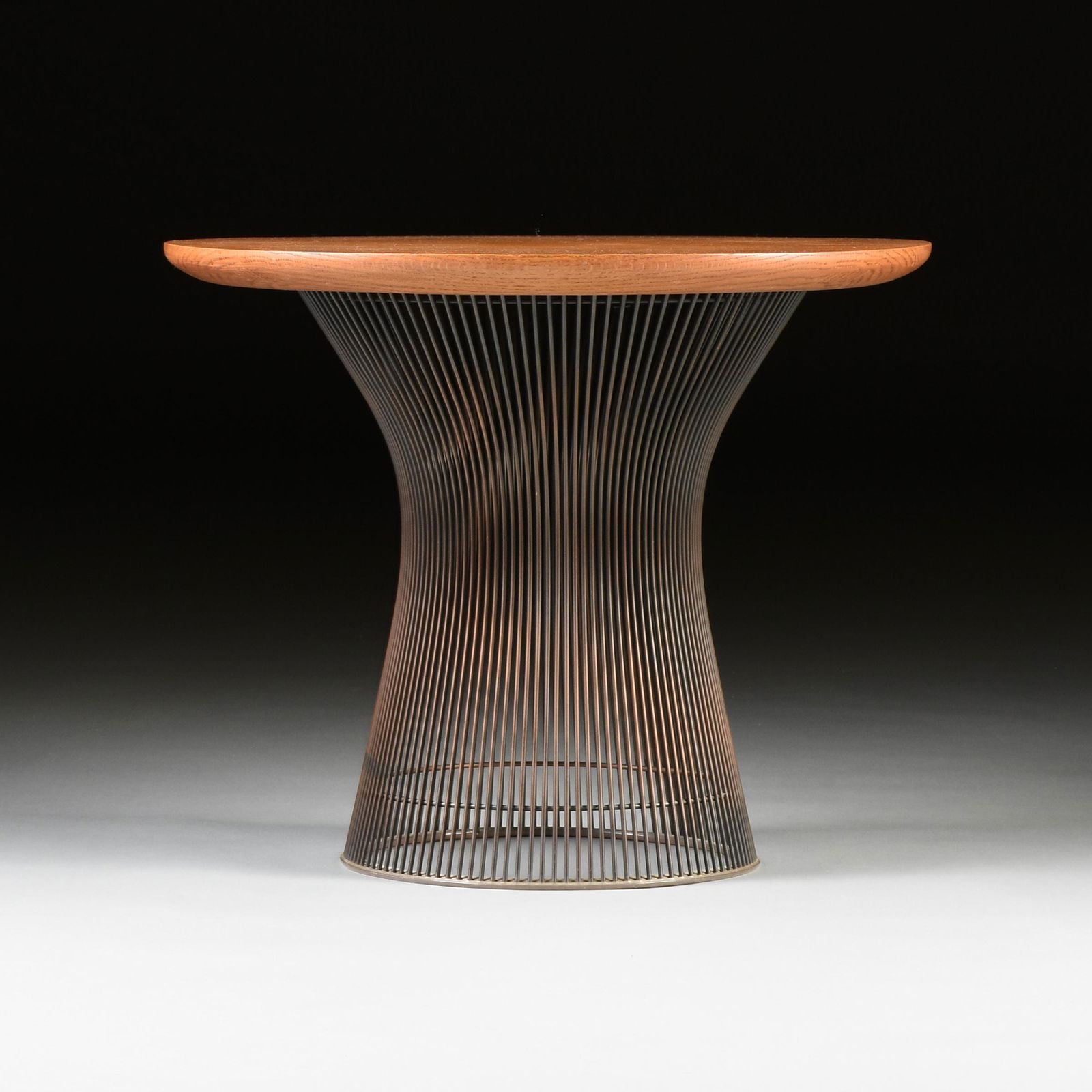 WARREN PLATNER (American 1919-2006) AN OAK TOPPED SIDE (1 of 5)