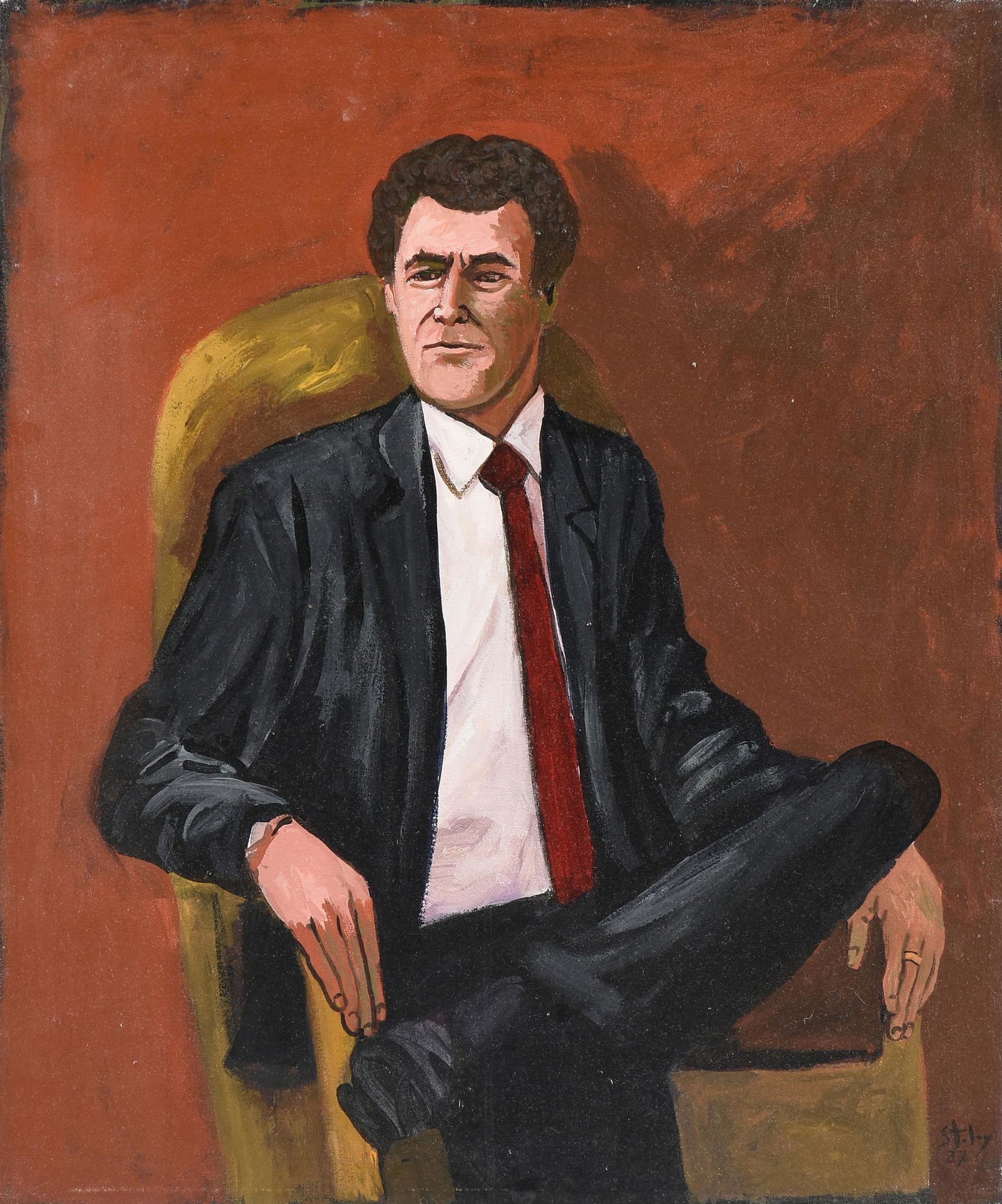 EARL STALEY (American/Texas b. 1938) A PAINTING, "Peter (1 of 11)