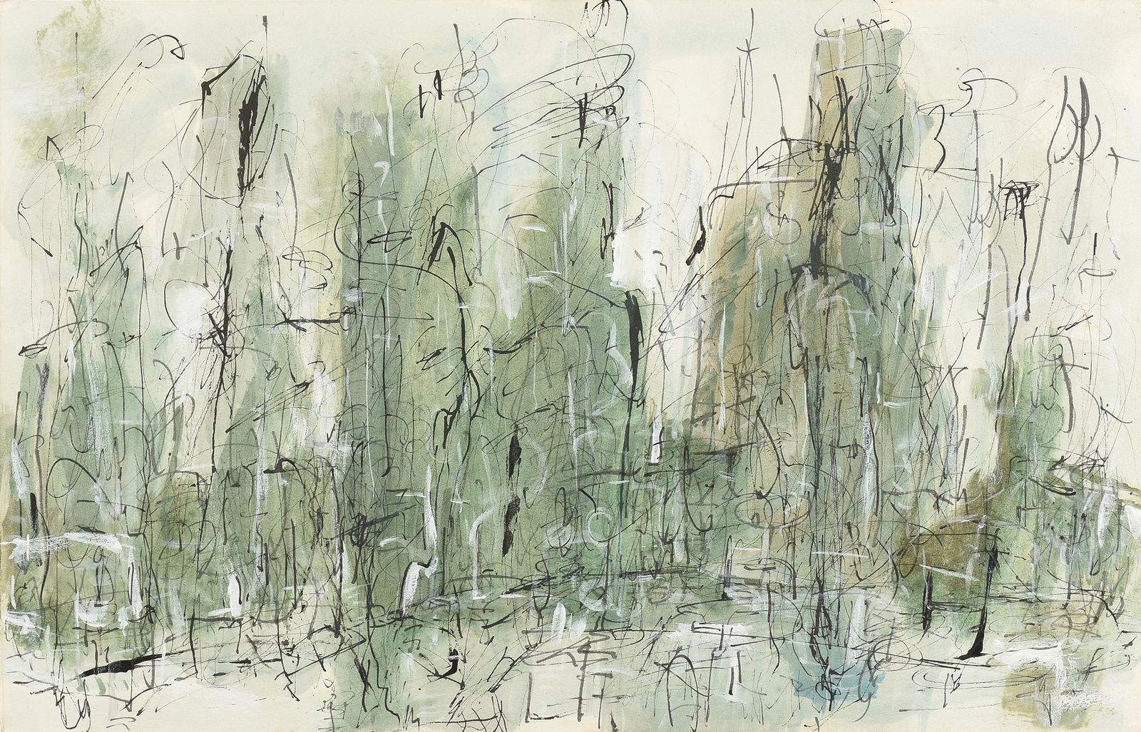 TERRELL JAMES (American b. 1955) A PAINTING, "Houston (1 of 11)