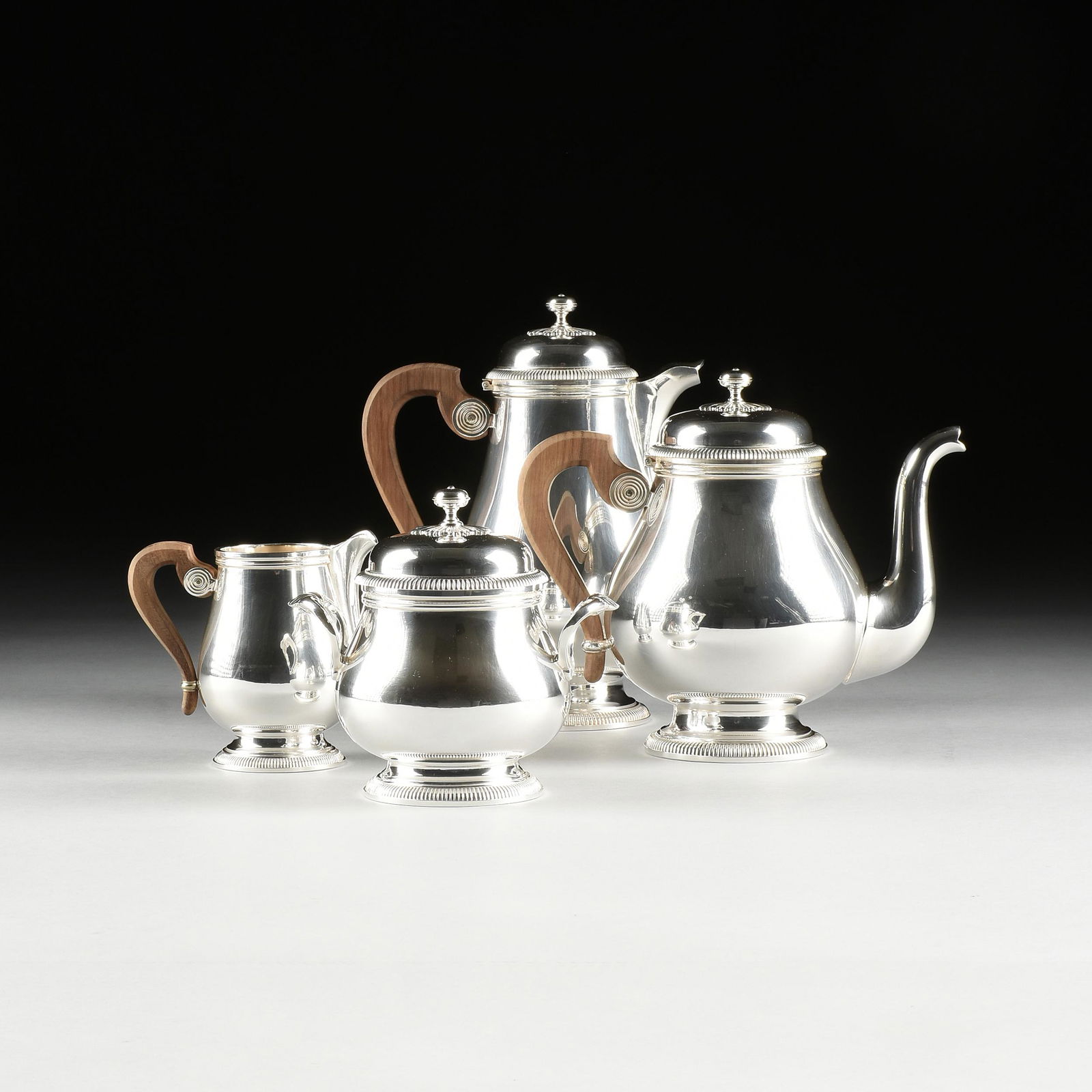 A CHRISTOFLE FOUR PIECE SILVERPLATED "GALLIA" (1 of 13)