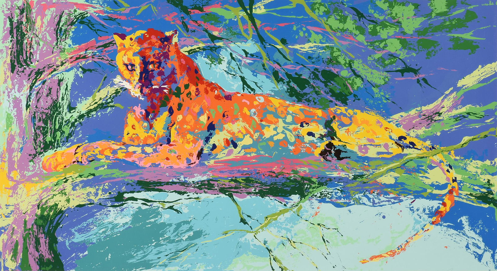 LEROY NEIMAN (American 1921-2012) A PRINT, "Kenya (1 of 11)