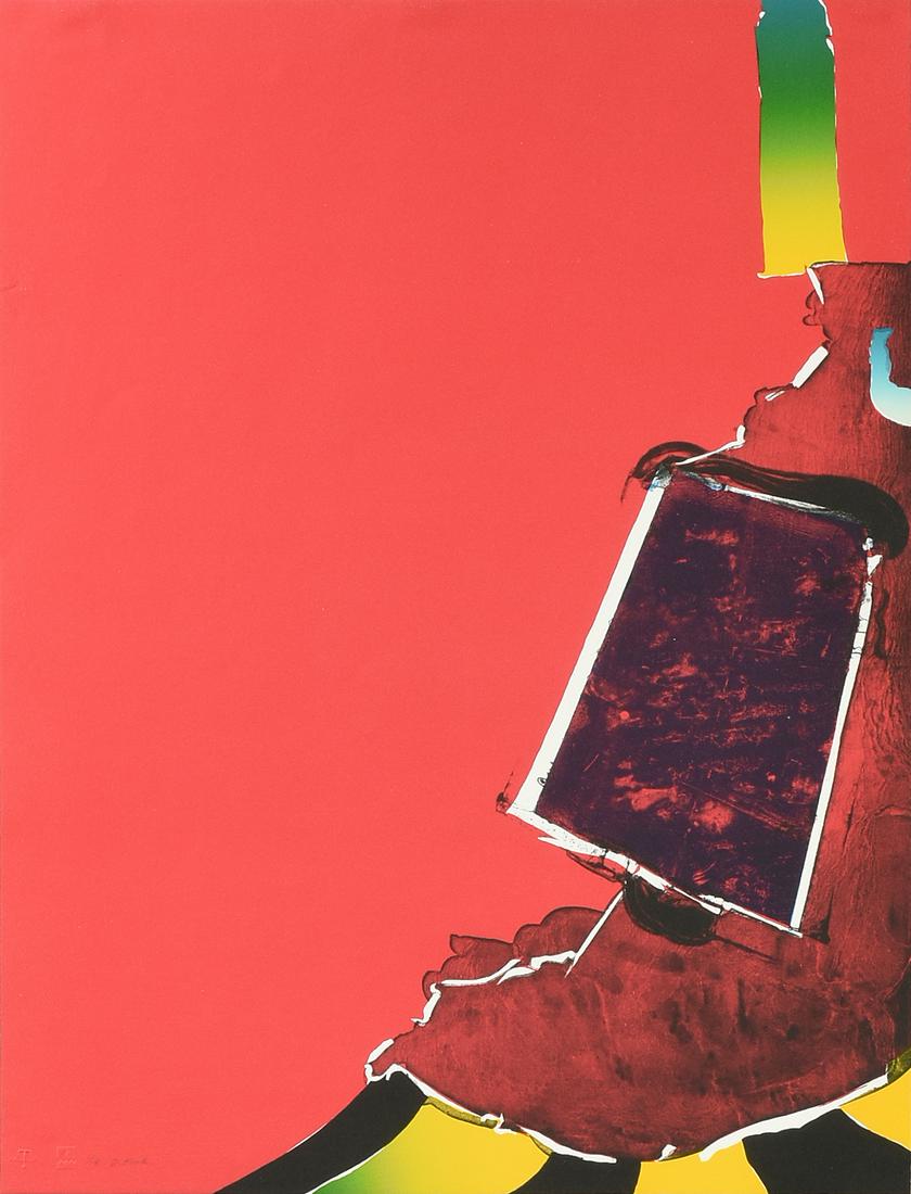 DOROTHY HOOD (American 1918-2000) A PRINT, "Green, (1 of 6)