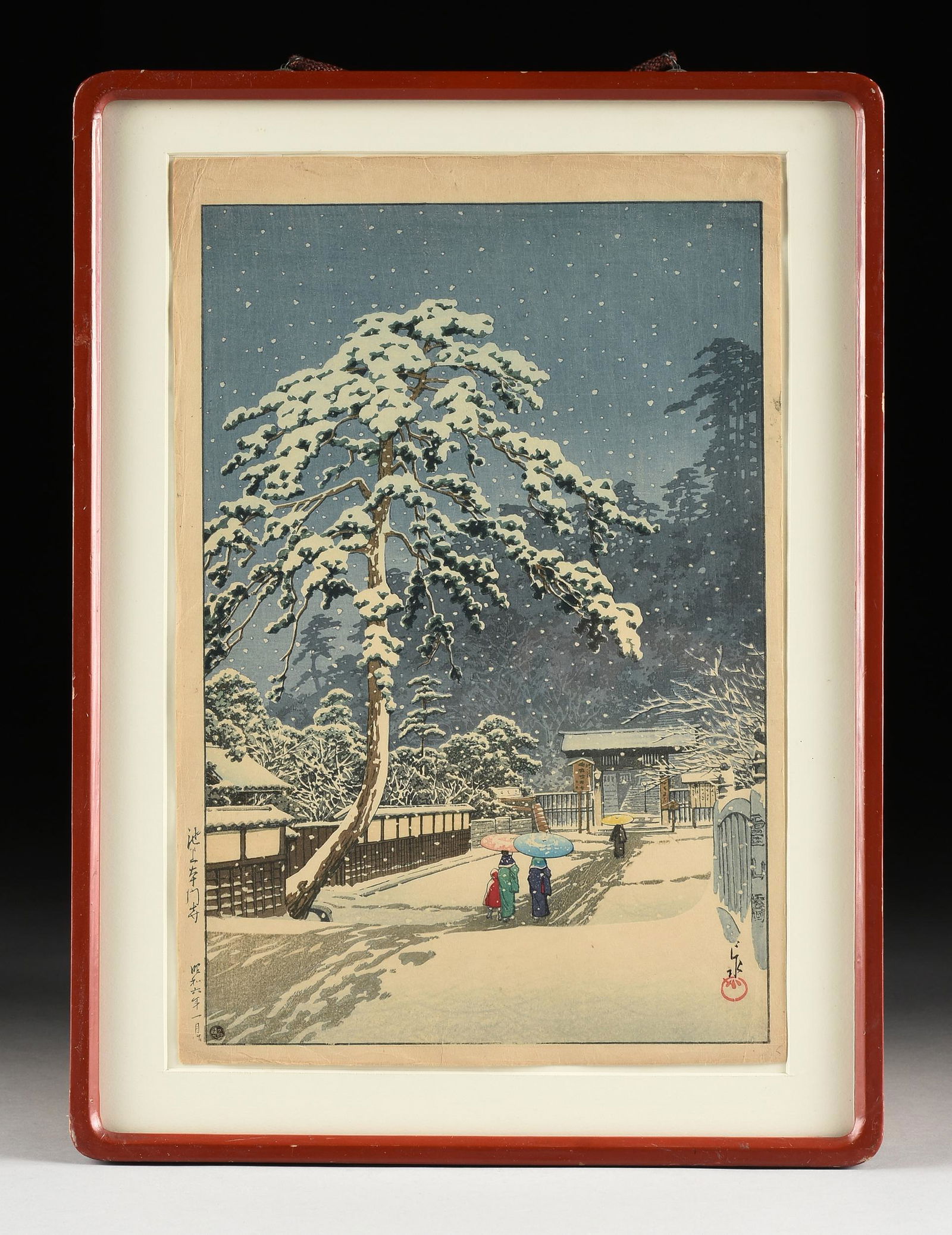 HASUI KAWASE (Japanese 1883-1957) A SHIN-HANGA PRINT, (1 of 13)