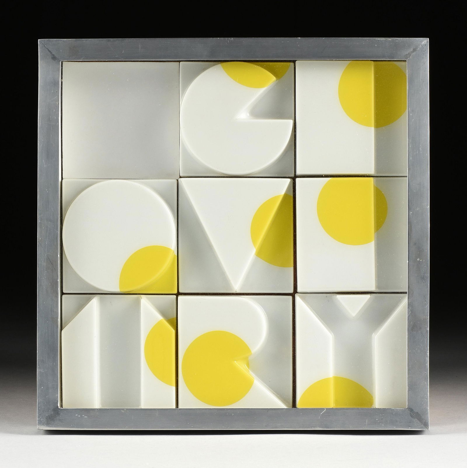 JOE TILSON (British b. 1928) A PRINT, "Geometry," 1965, (1 of 7)