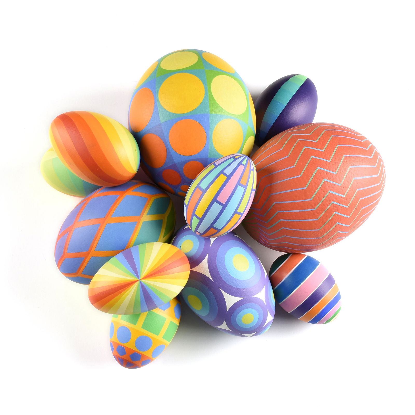 SYBIL EDWARDS (Canadian b. 1944) A GROUP OF ELEVEN OP (1 of 5)