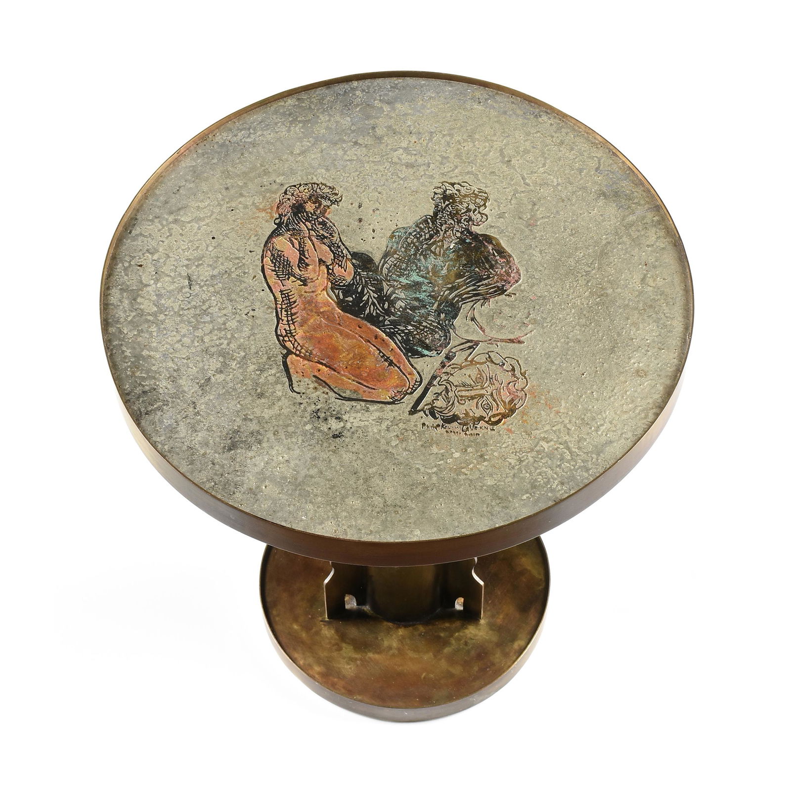 A PHILIP AND KELVIN LAVERNE ENAMELED AND PATINATED (1 of 7)