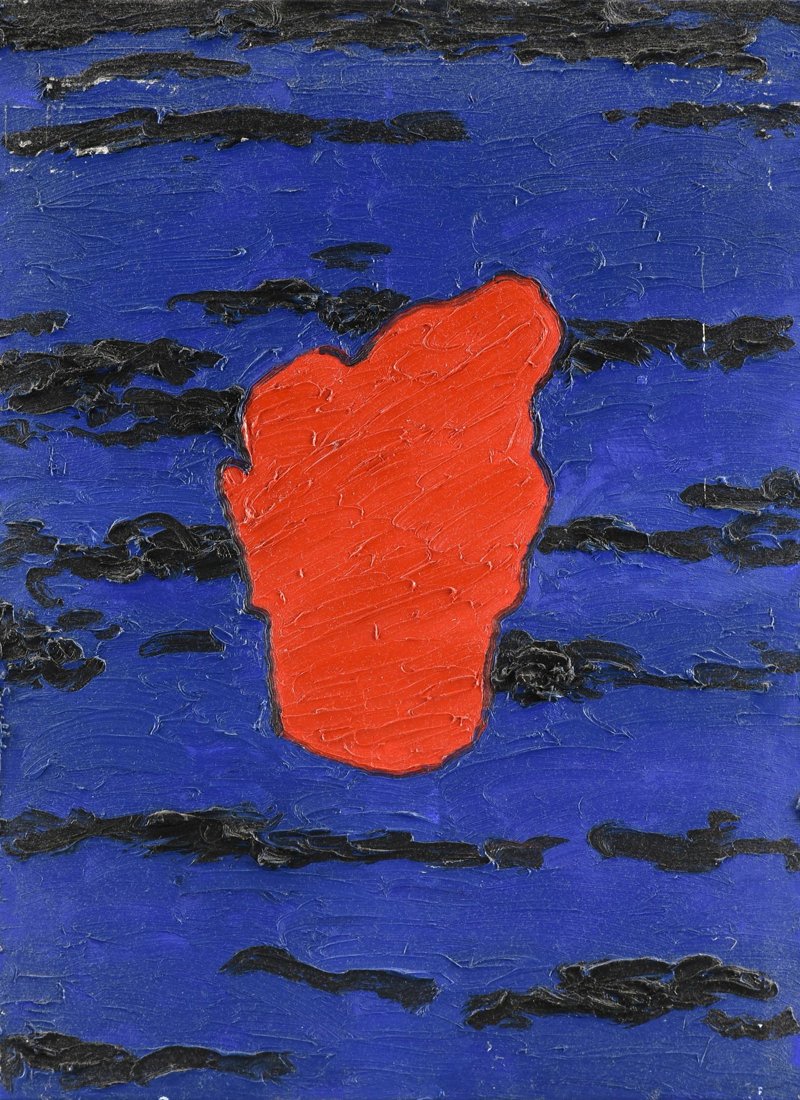 DEREK BOSHIER (British b. 1937) A PAINTING "Danger - (1 of 9)