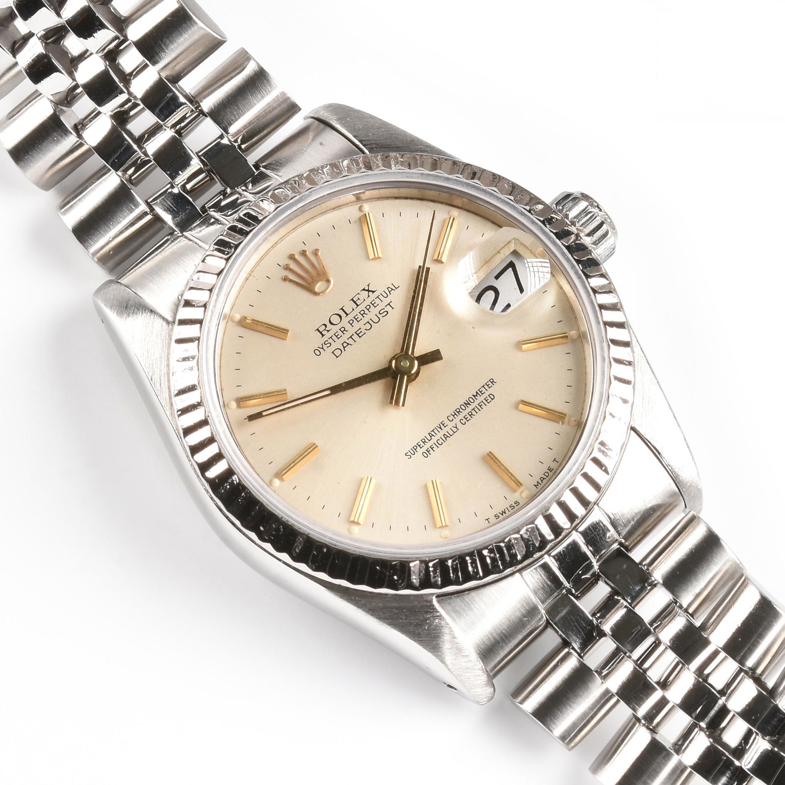 A ROLEX OYSTER PERPETUAL DATEJUST STAINLESS STEEL Feb 06, 2021