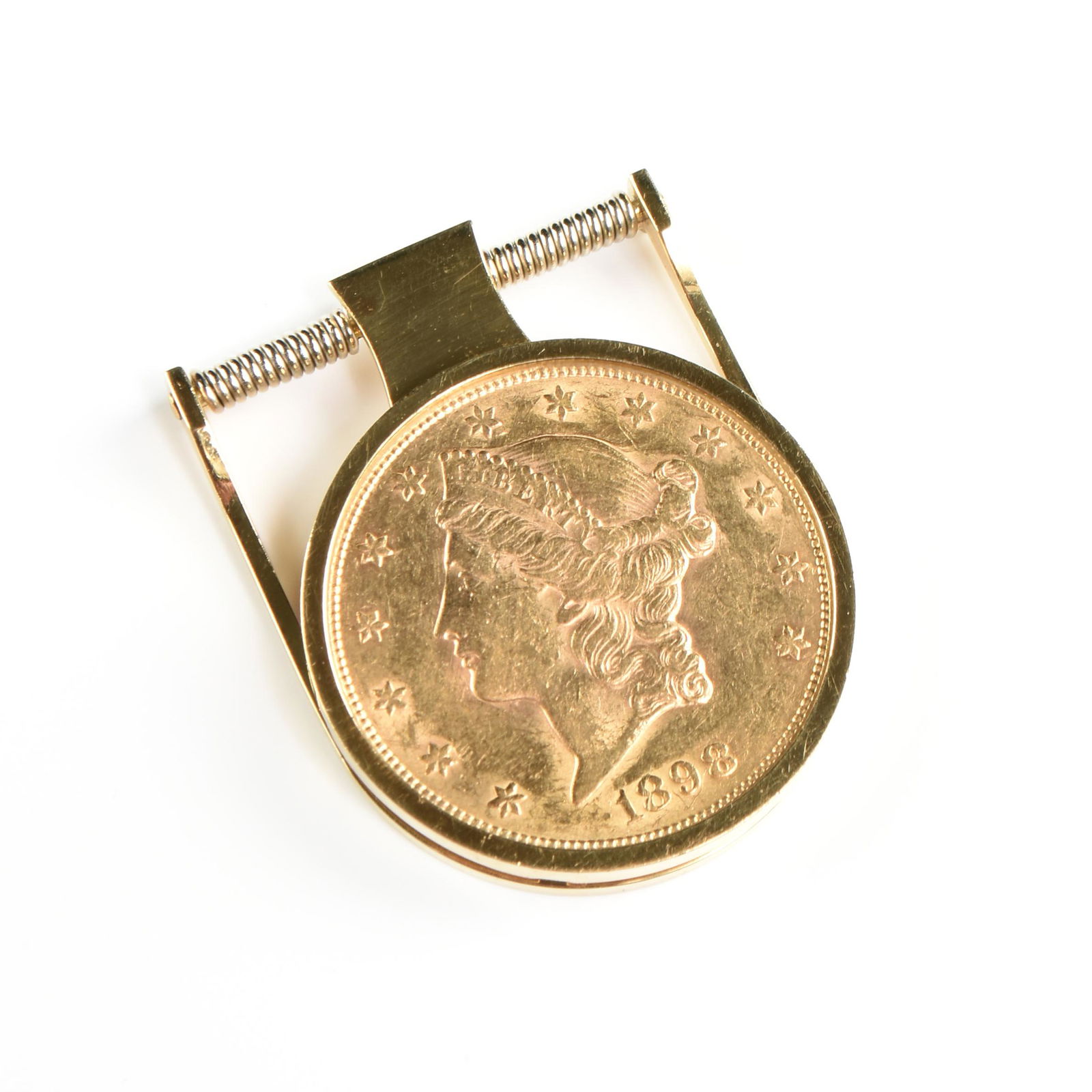 AN 1898 AMERICAN LIBERTY DOUBLE EAGLE $20 YELLOW GOLD (1 of 3)