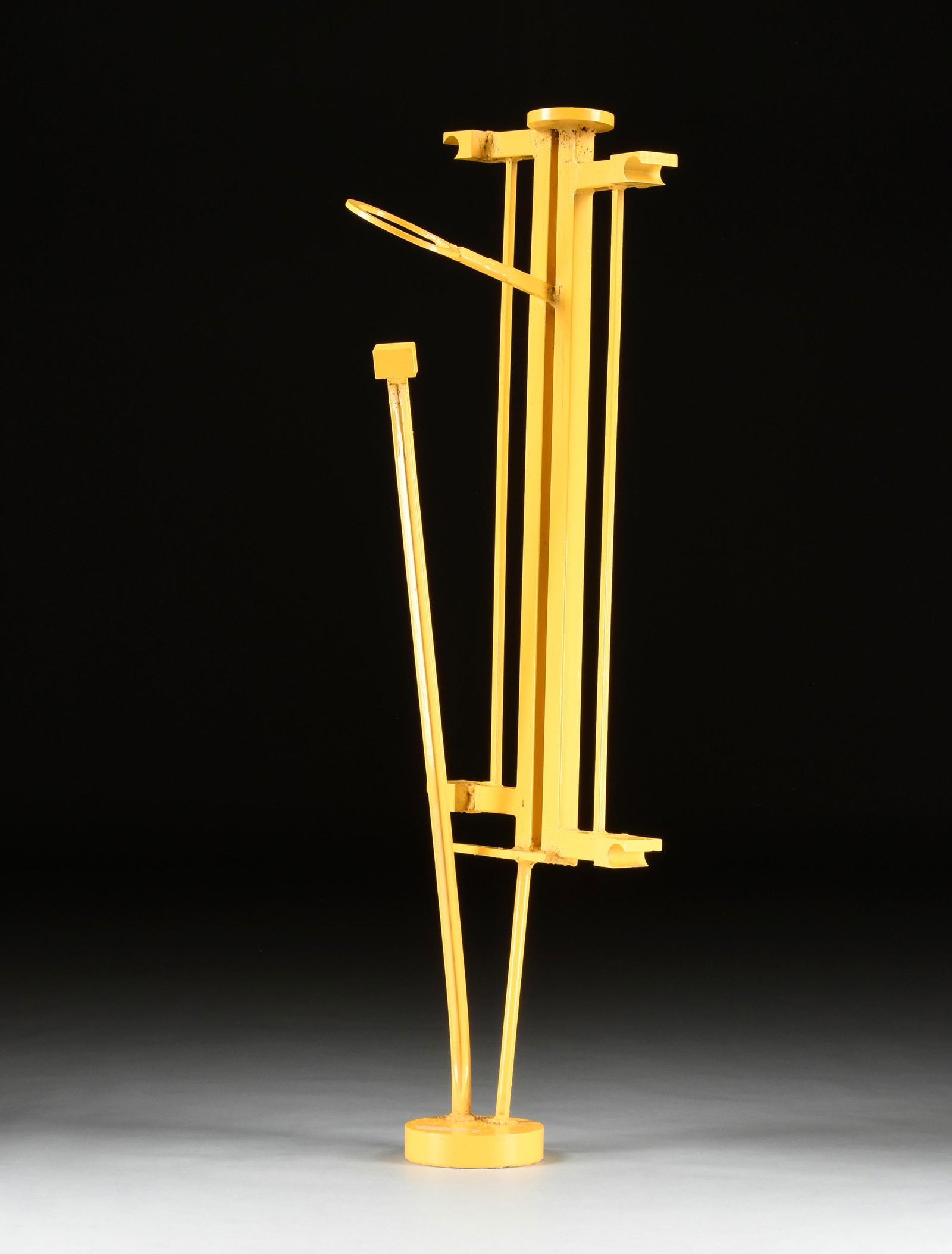 LEE GROFF (American 1927-2020) A SCULPTURE, "Yellow (1 of 10)