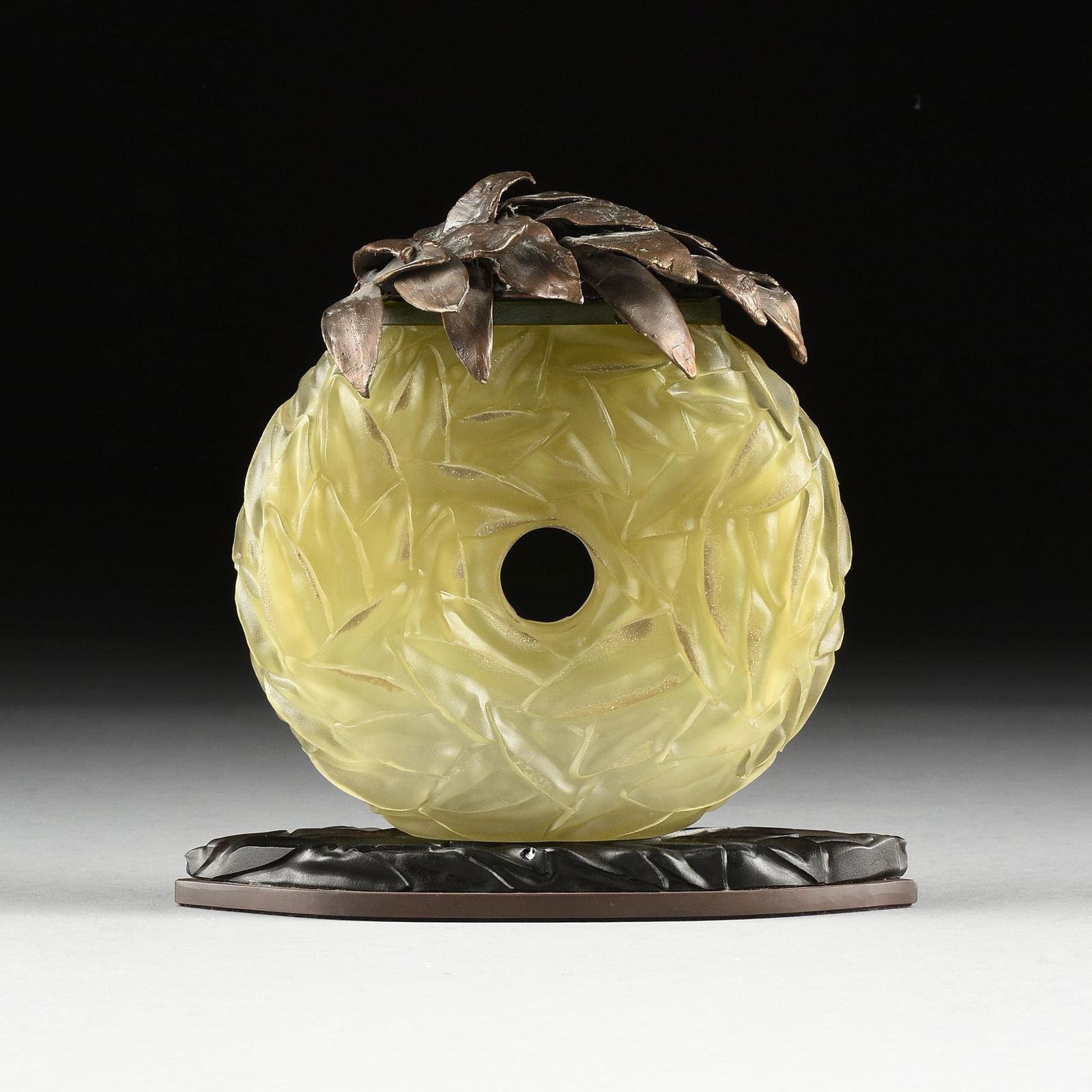 JUDITH LASCOLA (American b. 1955) A SCULPTURE, "Lidded (1 of 8)